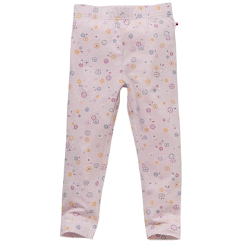 Edle Leggings Gänseblümchen indigoblau