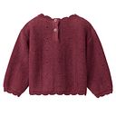 Vorschaubild Weicher Strick-Pullover bordeaux melange