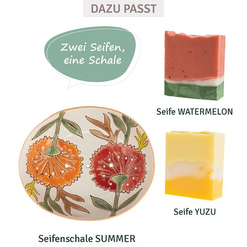 Duftseife mit fruchtigem Wassermelonenduft 100 g