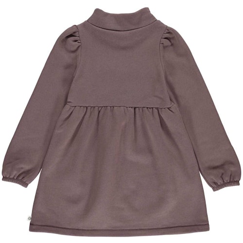 Edles Sweatkleid Puffärmel uni