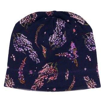 Beanie Blumen grün
