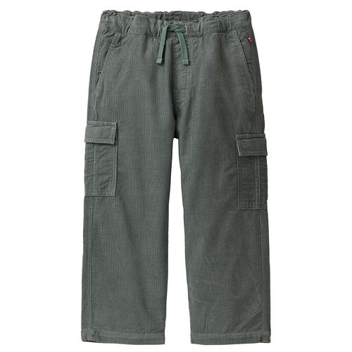 Robuste Feincord Hose grün