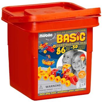 mobilo® Basis-Set mit 86 Teilen im praktischen Eimer