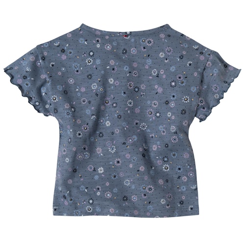 T-Shirt Rüschenärmel Frühlingsblumen