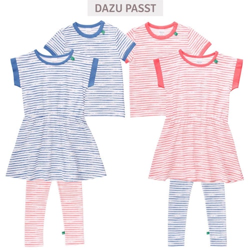 Shirt kurzarm Streifen-Muster