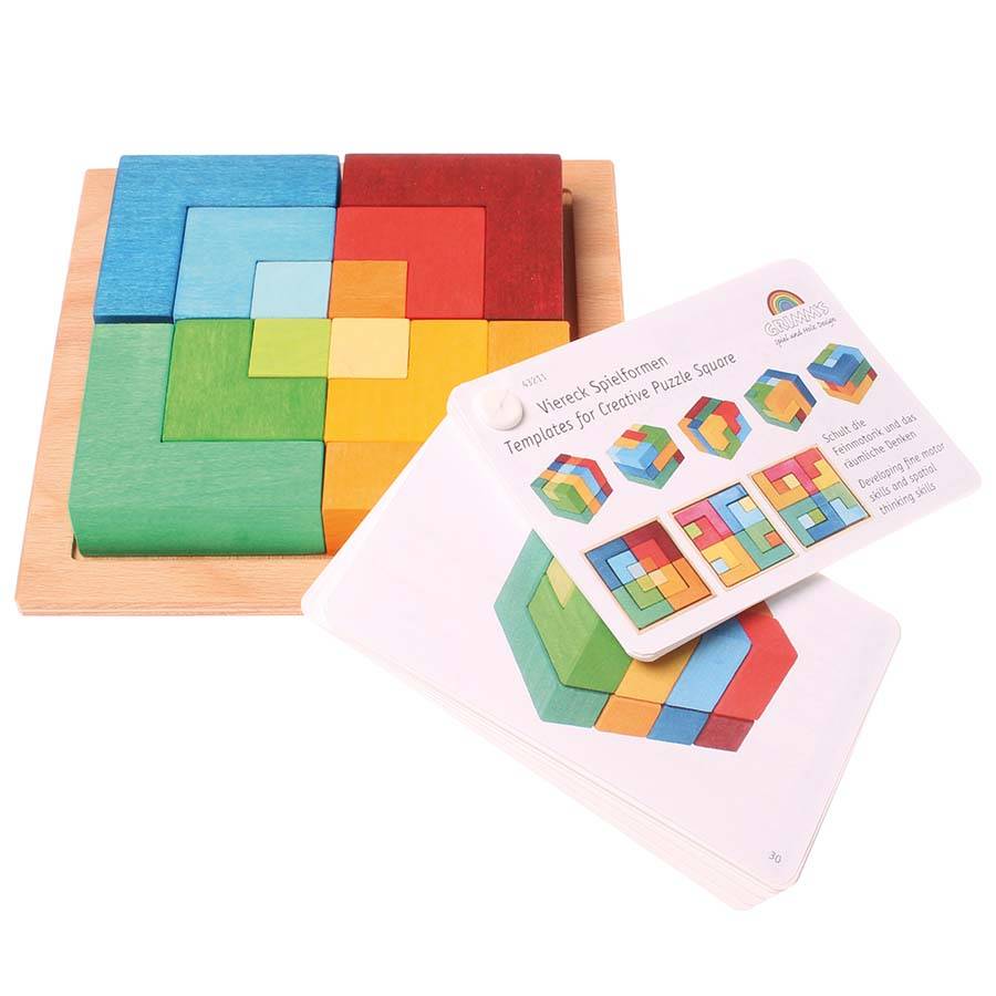3D räumliches Denkspiel mit Vorlagen ab 5 Jahren