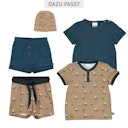 Vorschaubild Leichte Shorts uni Zierknöpfe