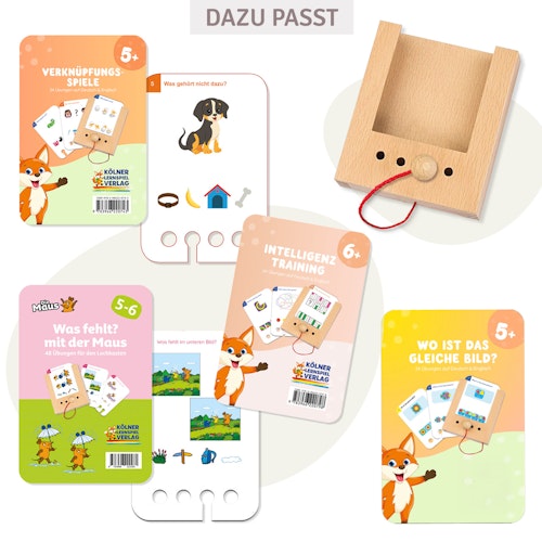 Wo ist das gleiche Bild? Kartensatz ab 5 Jahren (ohne Lochkasten)