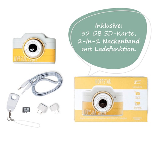 Digitalkamera Expert ab 3 Jahren mit Selfiekamera gelb