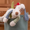 Vorschaubild Stofftier Hund Patchwork 30 cm