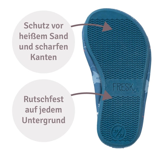 Flamingo UV Badeschuhe mit Anti-Rutsch-Sohle