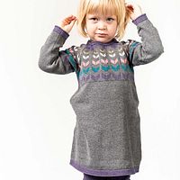 Kleid Sense Organics Strick langarm Uni