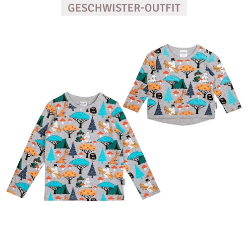 Langarmshirt Mumin-Motive