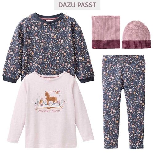 Weiches Sweatshirt Blumen