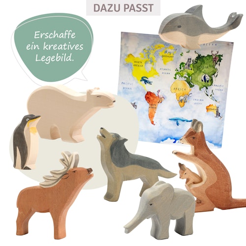 Spieltuch Bio-Baumwolle Unsere Erde 100 x 100 cm