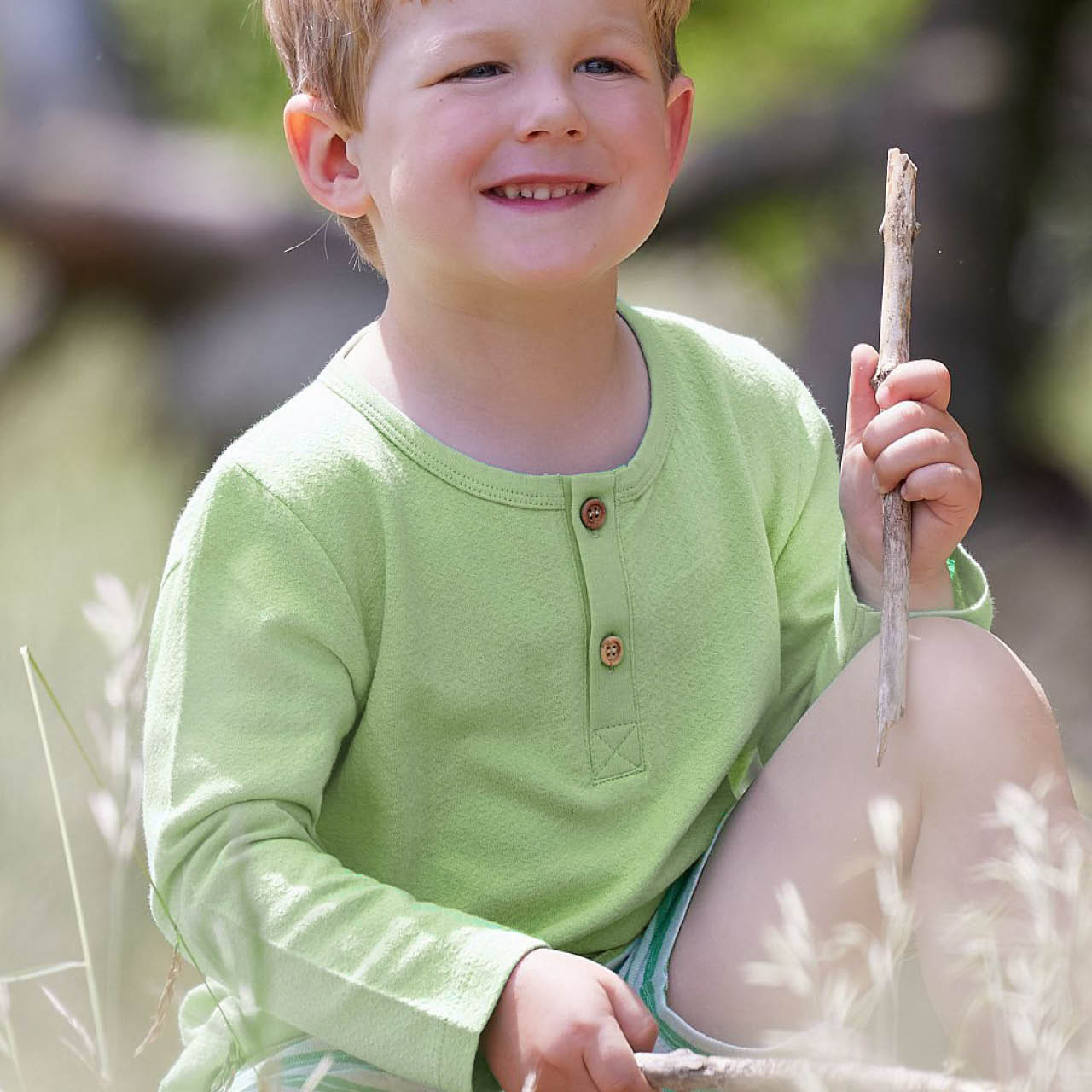 Weiches Musselin Langarmshirt