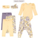 Vorschaubild Langarmbody Puffärmel Blumenprint