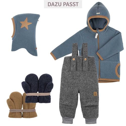 Wintermütze Pure Pure Schlupf Schurwolle Motiv