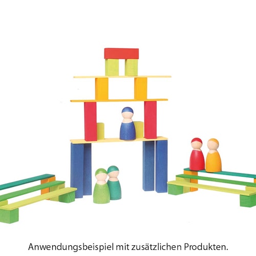 Leonardo Stäbchen bunt, 100 Stück in Holzbox