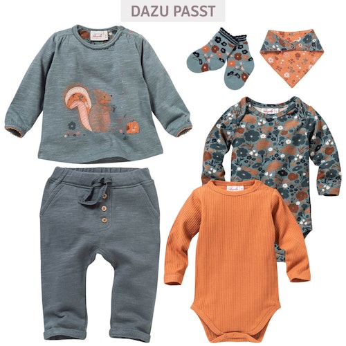 Frottee Babysöckchen Herbstwiese