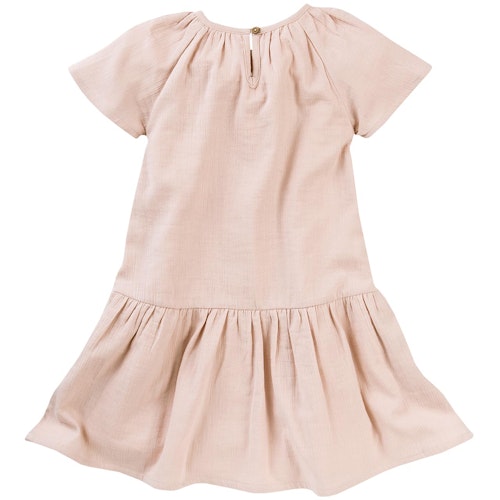 Leichtes Musselin Kleid kurzarm