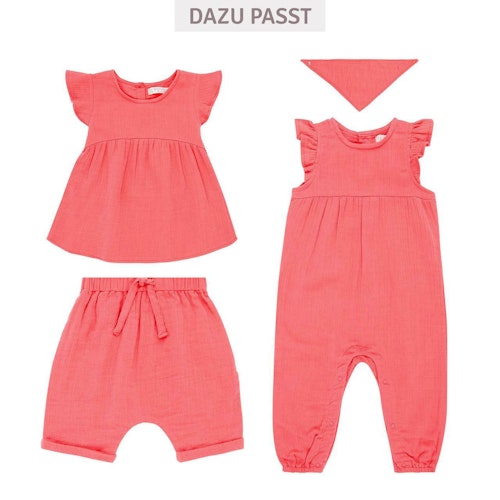 Musselin Shorts luftig Kreis Motive