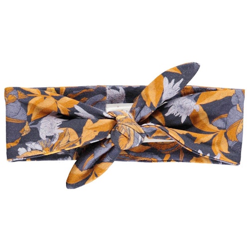 Edles Haarband floral dunkellila