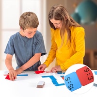 Domino Lernspiel Dividieren, Grundschule
