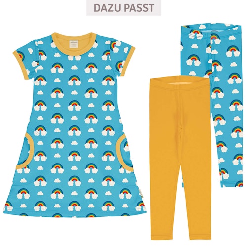 Kurzarm Kleid mit Alloverprint 