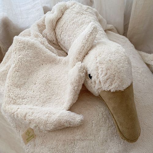 Sitzsack Gans weiß