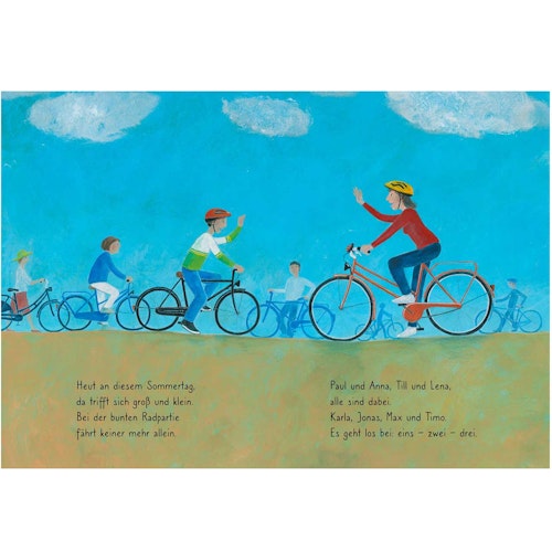 Rauf aufs Fahrrad, fertig, los! - Kinderbuch ab 3 Jahren
