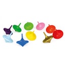 Vorschaubild 10 farbenfrohe Holzkreisel 3,5 cm