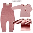 Vorschaubild Rosa warmer Baby Strampler