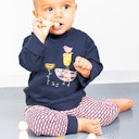 Vorschaubild Leichte Babyhose Tiger im Dschungel