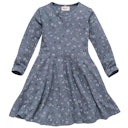 Vorschaubild Langarm Flatterkleid Herbstblumen