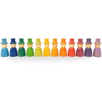 Wizards – 12 bunte Holzfiguren ab 10 Monate