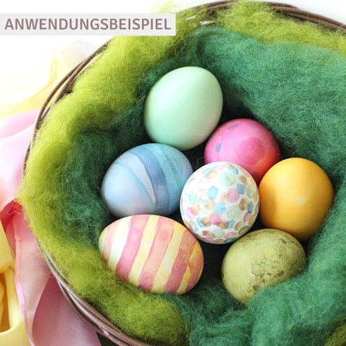 Ostergras pflanzengefärbt & gekämmt 20 g