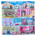 Vorschaubild Spieltuch Bio-Baumwolle Puppenhaus 100 x 100 cm