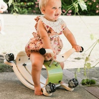 2in1 Schaukel und Rutschfahrzeug Mini-Flip Racer grün