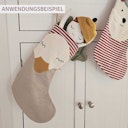 Vorschaubild Nikolaus Stiefel zum Befüllen Gans grau