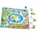 Vorschaubild Lernpuzzle Jahreszeiten für Kinder ab 5 Jahre