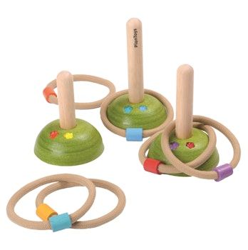 Ringwurfspiel aus Holz