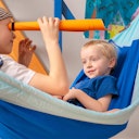 Vorschaubild Bio Kinderhängematte Dolphy Blau ab 3 - 12 Jahre