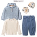 Vorschaubild Lässige Twill Cargohose dunkelblau