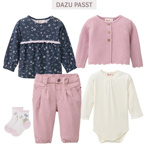 Edles Langarmshirt Herbstblüten