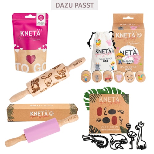 Pinke Knete ab 1 Jahr, 100g Beutel