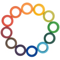Rings 12er Set in 12 Farben f. Jahreszeitenkalender ab 18 M.