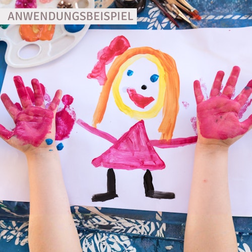 Bio Fingerfarben Glitzer 4er Set MIKA
