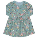 Vorschaubild Feder-Druck Flatterkleid Sweat