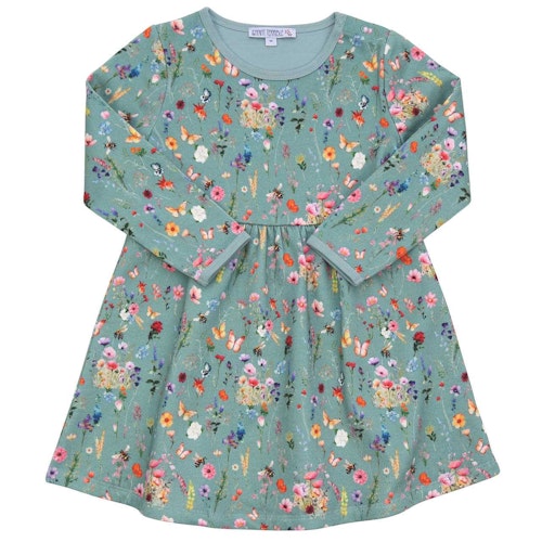 Feder-Druck Flatterkleid Sweat